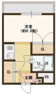 2階の間取り図