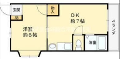 2階の間取り図