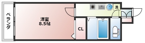 4階の間取り図
