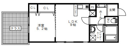 1階の間取り図