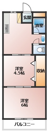 2階の間取り図