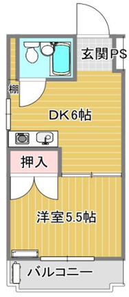 4階の間取り図