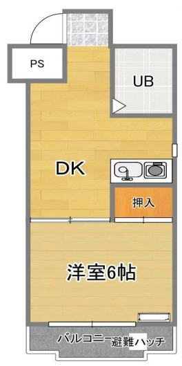 4階の間取り図