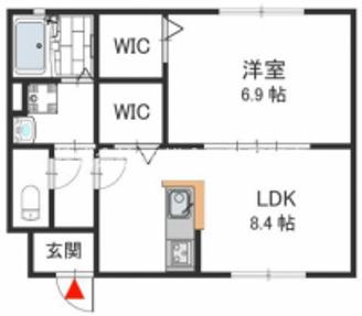 1階の間取り図