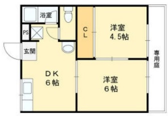 1階の間取り図