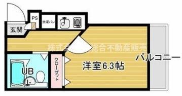 2階の間取り図