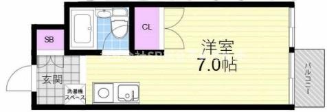 2階の間取り図