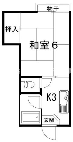 2階の間取り図