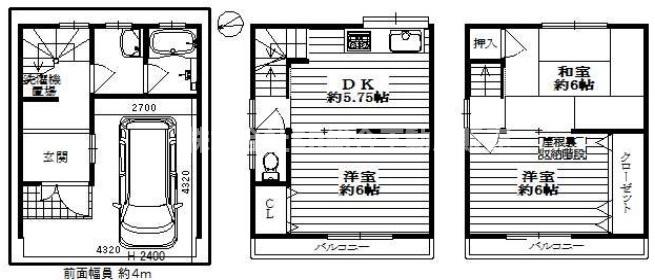 -階の間取り図