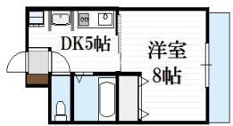 1DKタイプで住みやすい間取りです！