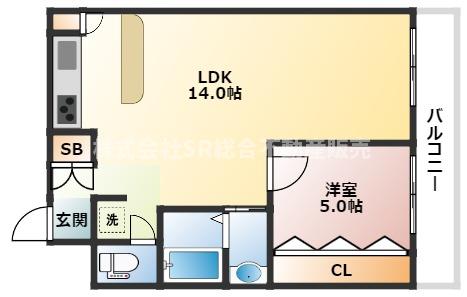 3階の間取り図