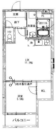 2階の間取り図