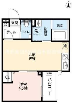 1階の間取り図