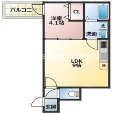 2階の間取り図