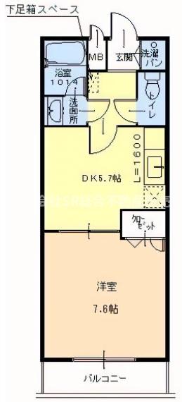 2階の間取り図