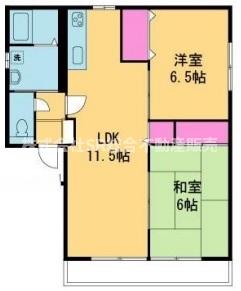 2階の間取り図