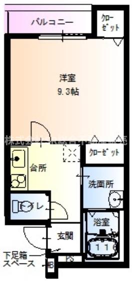 1階の間取り図