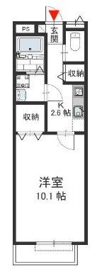 2階の間取り図