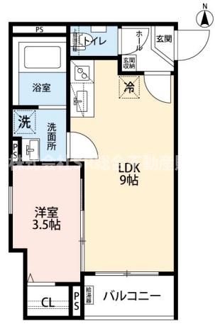 1階の間取り図