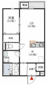 1階の間取り図
