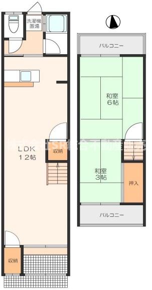 1階の間取り図