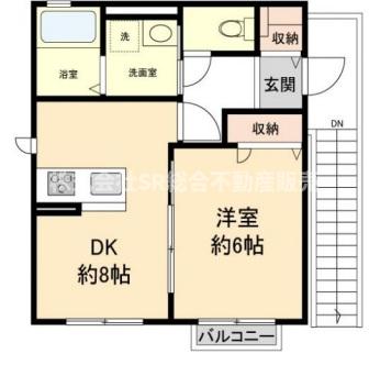 2階の間取り図
