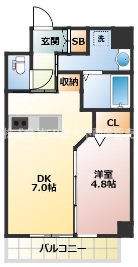 2階の間取り図