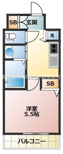 9階の間取り図