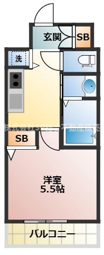 5階の間取り図