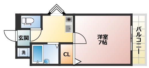 4階の間取り図