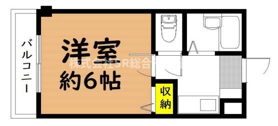 4階の間取り図