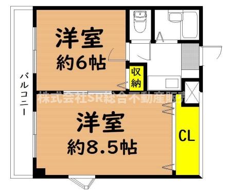 3階の間取り図