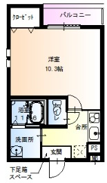3階の間取り図