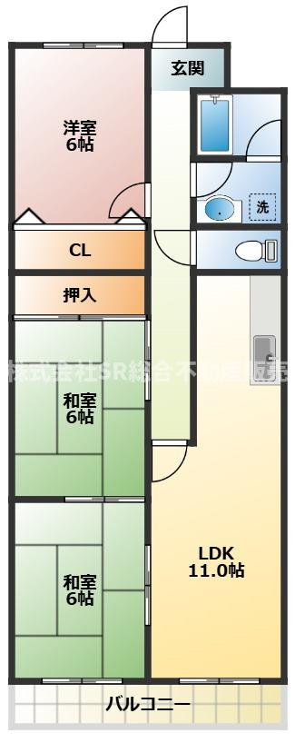 5階の間取り図