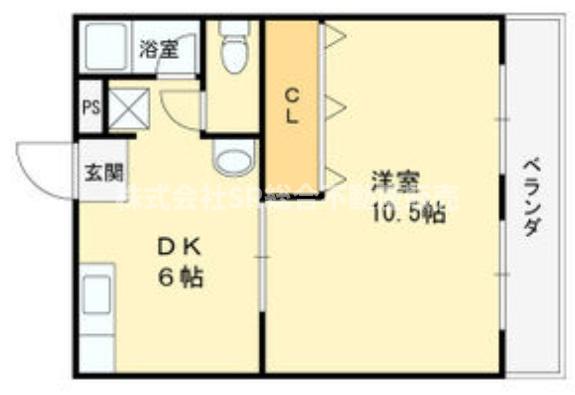 2階の間取り図