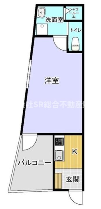 1階の間取り図