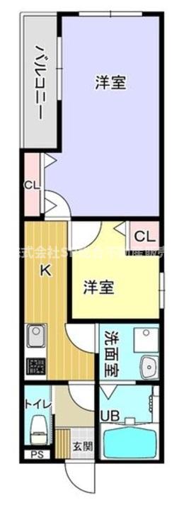 2階の間取り図