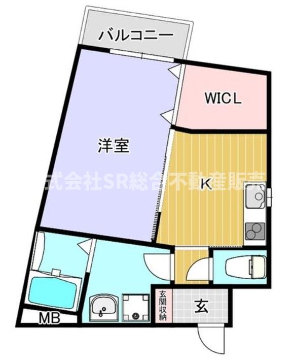 2階の間取り図