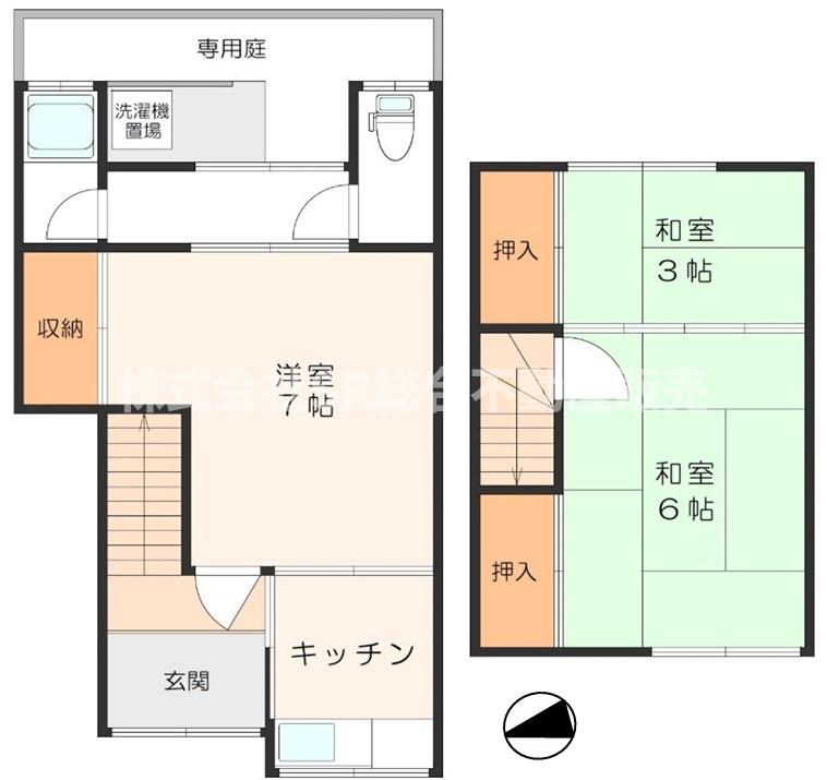 使いやすい間取りですよね♪専用庭がございます！