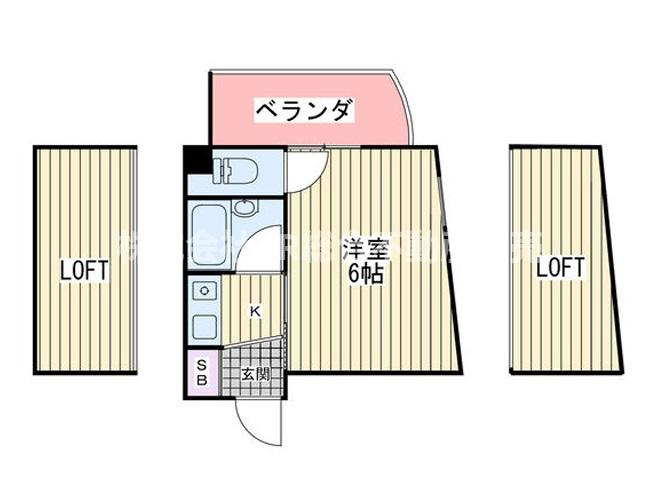 広めの間取りです！！ロフト部分も洋室もすごく広いです！！！