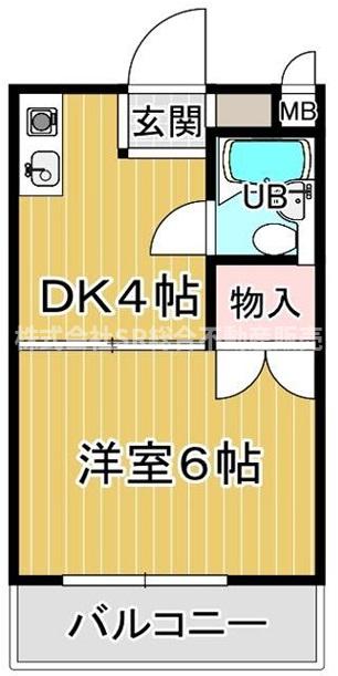 2階の間取り図