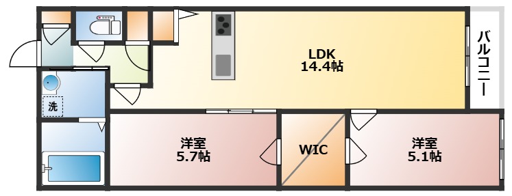 広めの間取りです！！