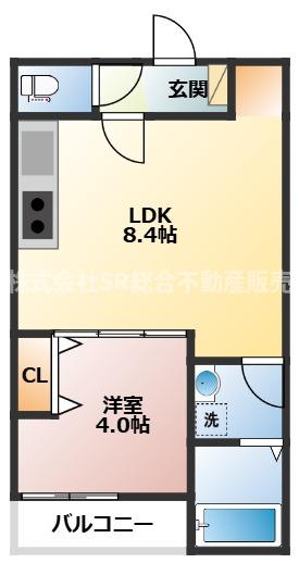 全室洋室で使いやすい間取りです！！