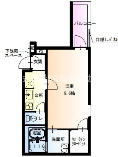 1階の間取り図