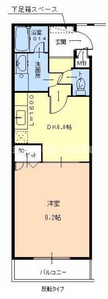 2階の間取り図