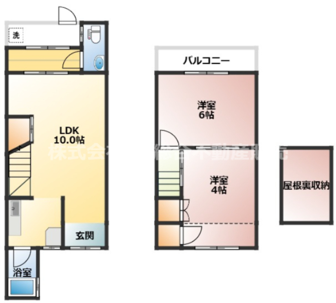 1階の間取り図