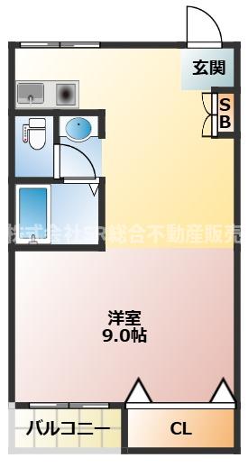 3階の間取り図