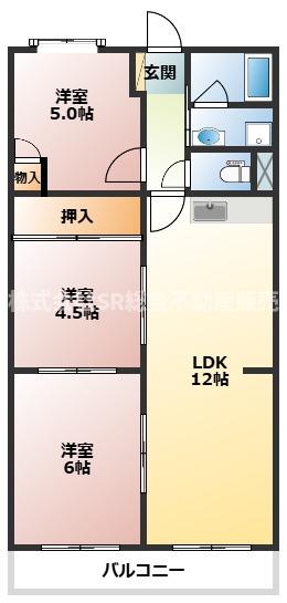3階の間取り図