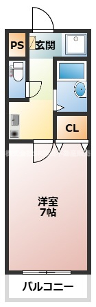 7階の間取り図