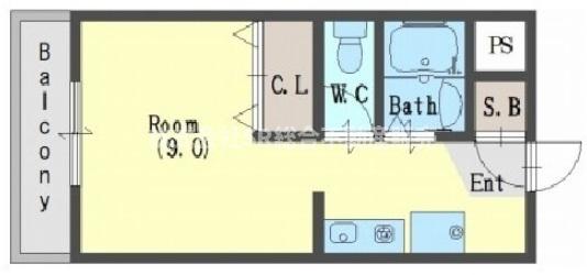 2階の間取り図